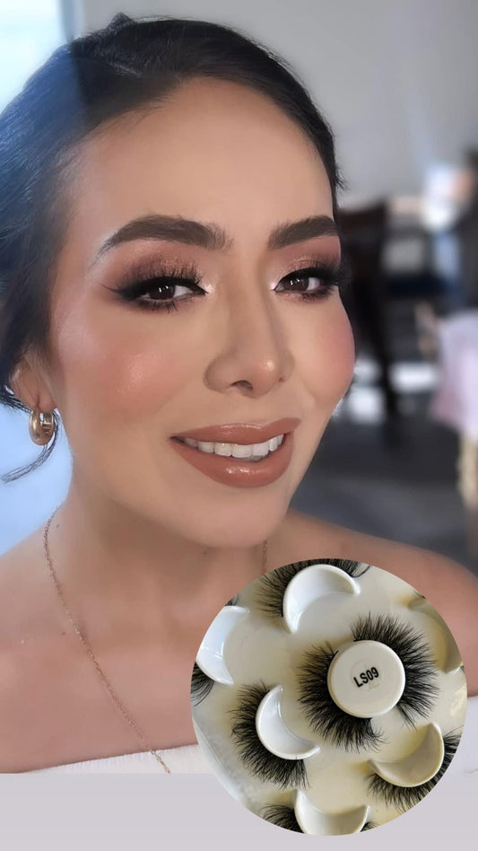 Blister 5 pares de pestañas LS09