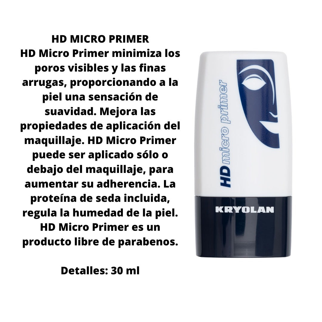 Primer de rostro - kryolan HD MICRO PRIMER