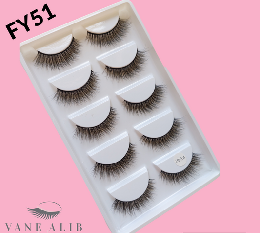 Blister 5 pestañas Mod FY51