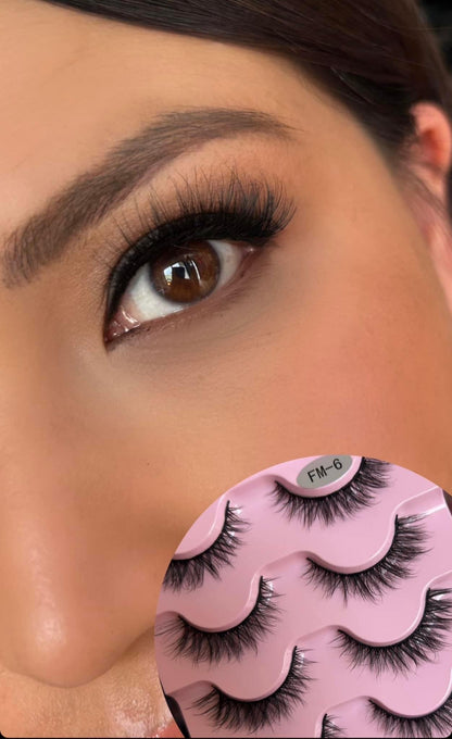 Blister 5 pestañas FM6