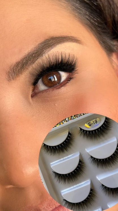 Blister de 5 pestañas S19