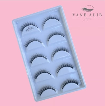 Blister 5 pestañas E01 Mini