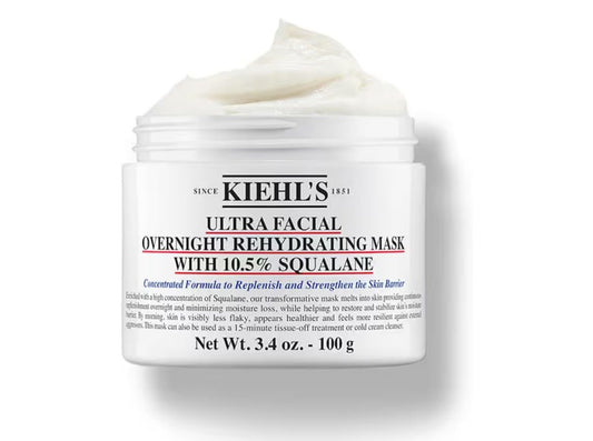 Kiehl's Ultra Facial Overnight Rehydrating Mask with 10.5% Squalane