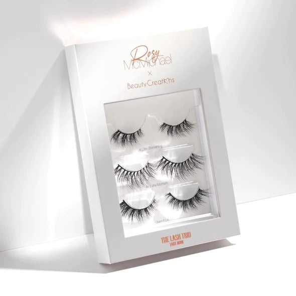 Beauty Creations - Kit de Pestañas Postizas The Lash Trio - Rosy McMichael X Beauty Creations