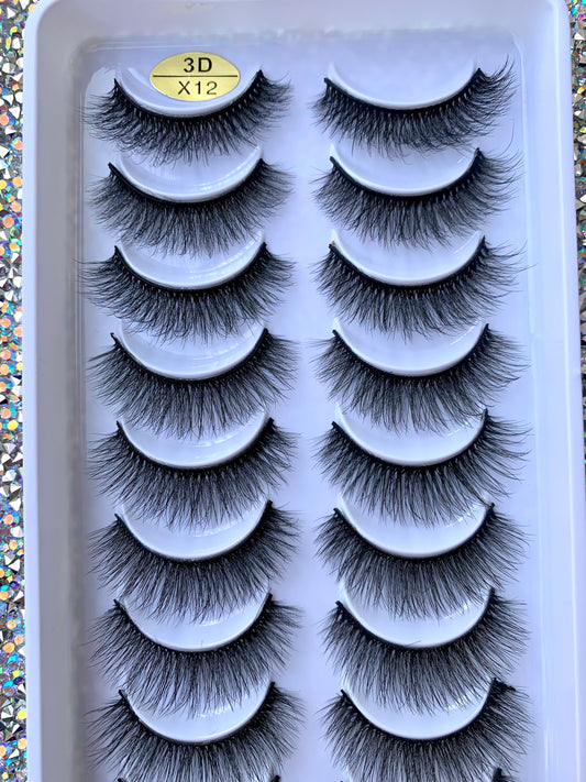 Blister 10 pestañas  X12